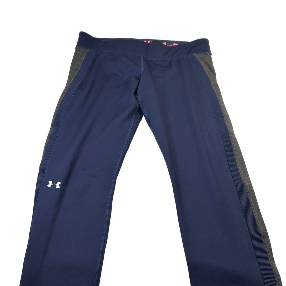 Under Armour Women's XL Blue ColdGear Compression Athletic Leggings Full Length